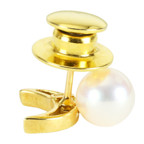 [Pre-owned] MIKIMOTO K18YG AKOYA PEARL BROACH, 7.2mm, 2.9g, ONE PRICE
