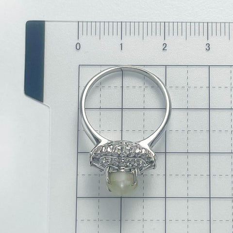 【中古】PT900 CAT'S EYE RING クリソベリルキャッツアイリング CE3.88ct D0.71ct 8.7g #16
