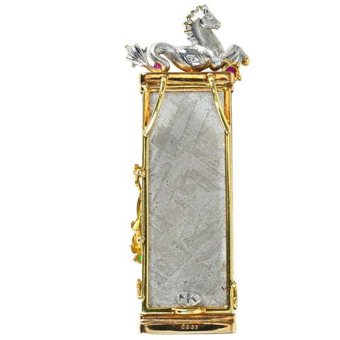 【中古】梶光夫 K18/K18WG PENDANT ペンダントトップ D0.33ct 37.4g