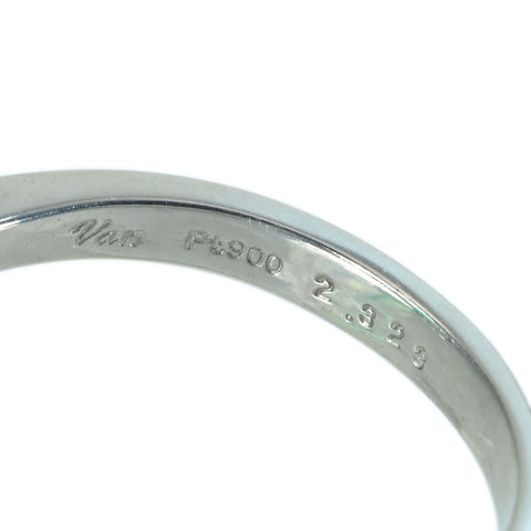 【中古】PT900 EMERALD RING エメラルドリング E2.323ct D0.226ct 8.1g #20