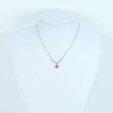 【中古】KARATI カラッチ K18WG CONCH PEARLコンクパールペンダントネックレス 0.97ct D0.36ct 鑑別 4.6g ONE PRICE