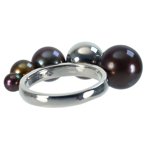 【中古】TASAKIタサキ K18WG PEARL RING パールリング 4.0 - 10.0mm 7.7g #11 ONE PRICE
