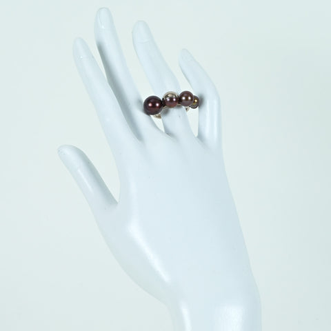 【中古】TASAKIタサキ K18WG PEARL RING パールリング 4.0 - 10.0mm 7.7g #11 ONE PRICE