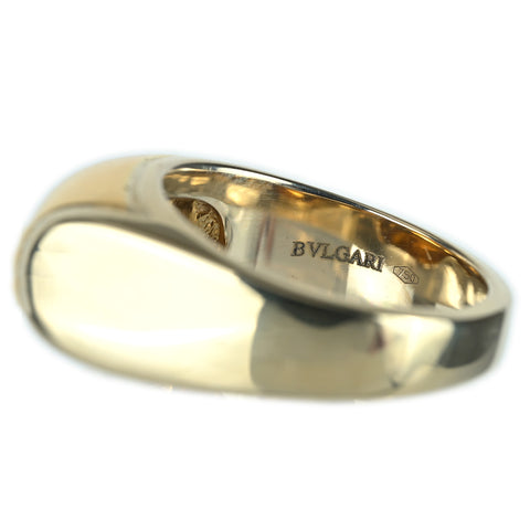 【中古】BVLGARI ブルガリ K18WG/YG トロンケットリング #10.5 9.3g