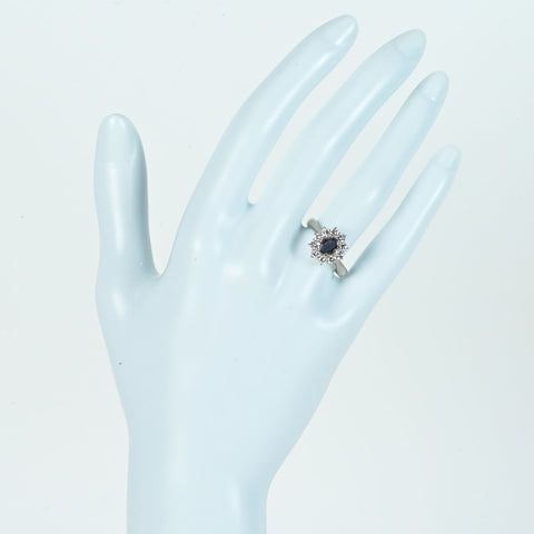 [Used] PT900 ALEXANDRITE Ring, A 0.31ct, D 0.46ct, 5.2g, #8 