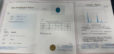 【中古】PT950 PARAIBA TOURMALINE RING ブラジル産パライバトルマリンリング PT2.85ct D2.33ct GRS/GIA鑑別書 7.2g #12