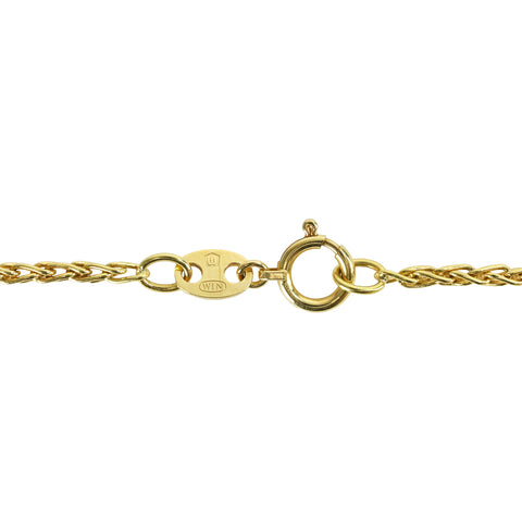 【Used】WALTHAM K18YG Akoya Pearl & Diamond Pendant Necklace 12g ONE PRICE