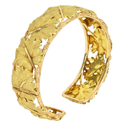 【中古】BUCCELLATI ジャンマリア・ブチェラッティK18YGハーフバングル 39.6g ONE PRICE