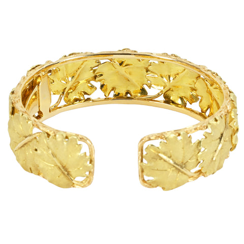 [Pre-owned] BUCCELLATI Gianmaria Buccellati 18K Yellow Gold Half Bangle 39.6g One Price 