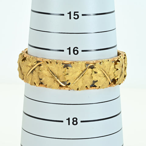 [Pre-owned] BUCCELLATI Gianmaria Buccellati 18K Yellow Gold Half Bangle 39.6g One Price 