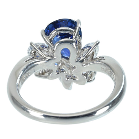 【中古】MIKIMOTO ミキモト PT950 SAPPHIRE RING マダガスカル産ロイヤルブルーサファイアリング S2.00ct D0.83ct GIA鑑別書 6.9g #11 ONE PRICE