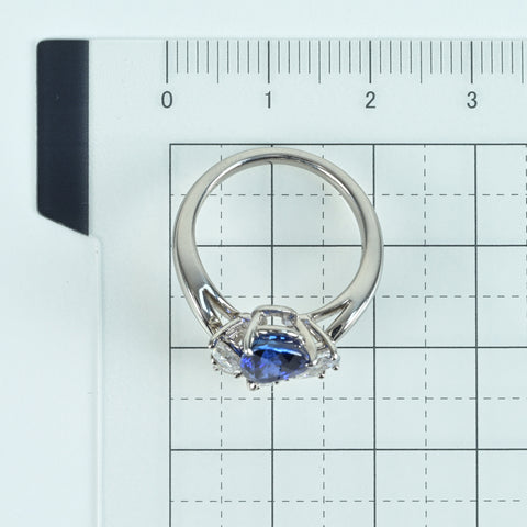 【中古】MIKIMOTO ミキモト PT950 SAPPHIRE RING マダガスカル産ロイヤルブルーサファイアリング S2.00ct D0.83ct GIA鑑別書 6.9g #11 ONE PRICE
