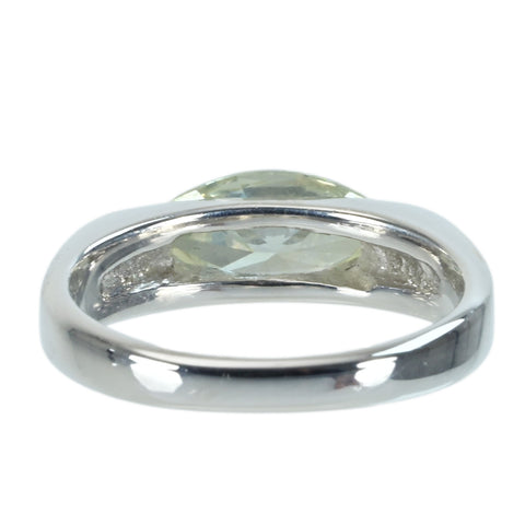 【中古】PT900 DIAMONDダイヤモンドリング 1.645ct D0.17ct 7.3g #11