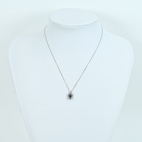 【中古】PT850/PT900 ALEXANDRITEアレキサンドライトペンダントネックレス A1.132ct D0.59ct 鑑別書 3.9g