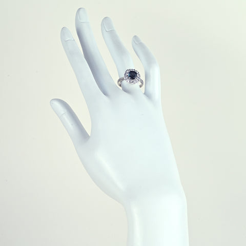 【中古】PT900 ALEXANDRITE アレキサンドライトリング A1.43ct D1.20ct GIA鑑別書 5.6g #12