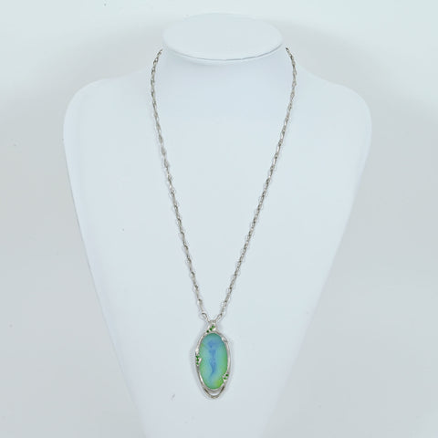 【中古】中島邦夫 PT850/PT900I パートドヴェール ペンダントネックレス G0.37ct 38.8g