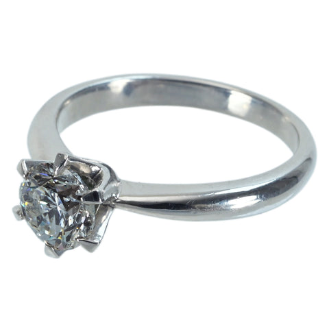 Pre-owned PT900 Diamond Ring, 1.005ct, F Color, SI2 Grade, Good Cut, 4.5g, #11 