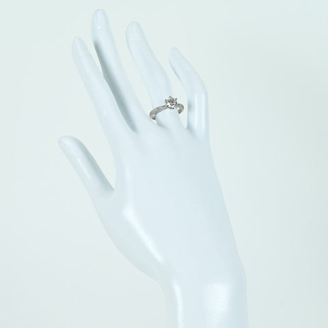 Pre-owned PT900 Diamond Ring, 1.005ct, F Color, SI2 Grade, Good Cut, 4.5g, #11 