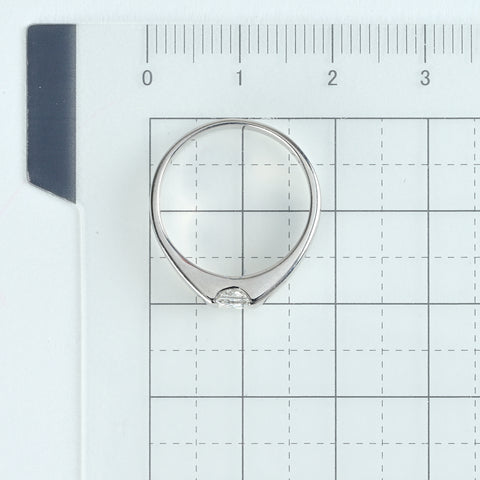 【中古】PT900 DIAMONDダイヤモンドリング 0.31ct 5.0g #10