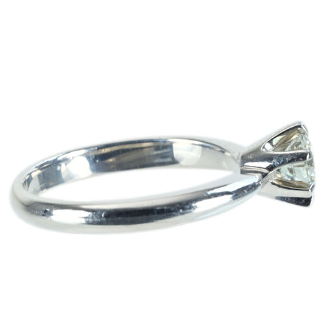 【中古】PT900 DIAMOND RING 0.475ct Fカラー VS１クラス GOODカット CGLソーティング 4.6g #11