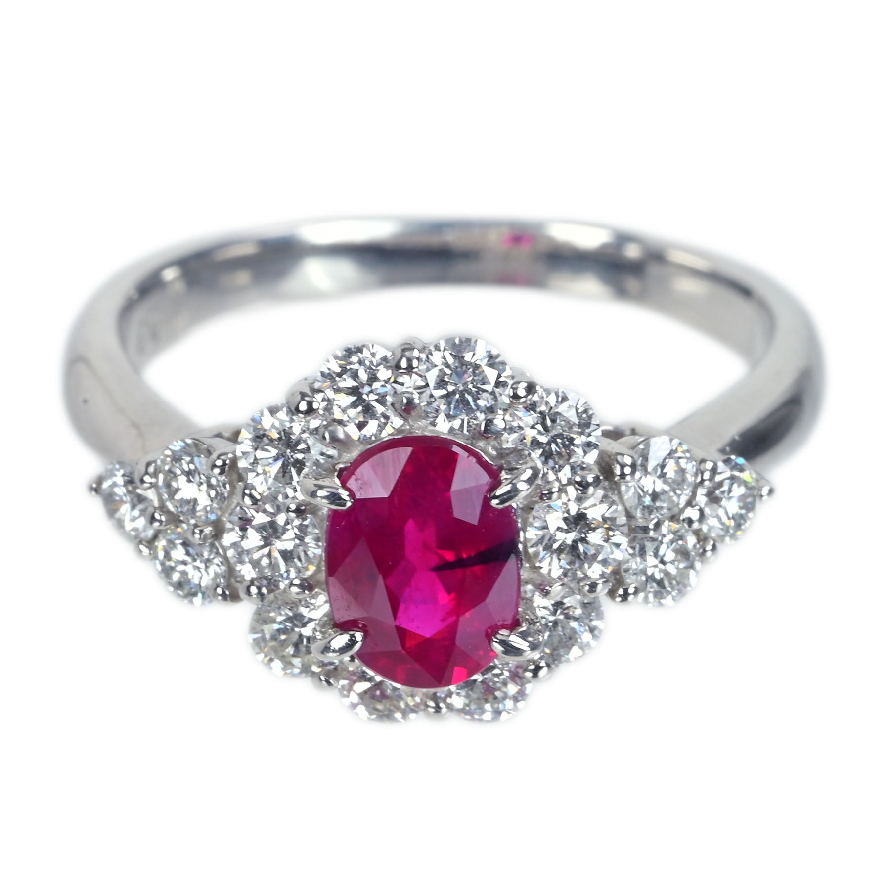 ポーラ K18YG ルビー ダイヤモンド リング 0.20ct D0.24ct K18YGルビー