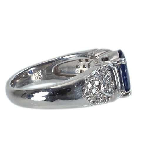 【中古】PT900 SAPPHIRE RING サファイアリング S1.96ct D0.23ct 9.2g #10