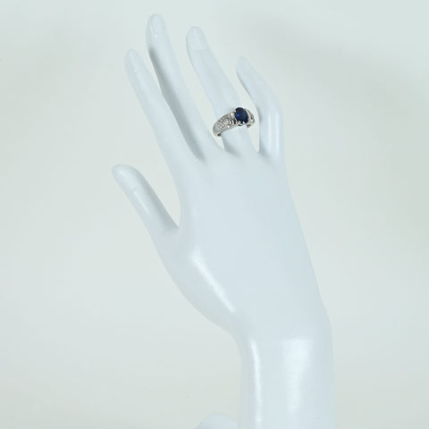 【中古】PT900 SAPPHIRE RING サファイアリング S1.96ct D0.23ct 9.2g #10