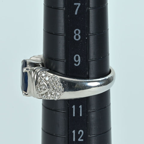 【中古】PT900 SAPPHIRE RING サファイアリング S1.96ct D0.23ct 9.2g #10