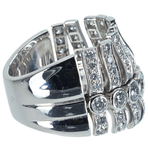 【中古】CHANELシャネル K18WG DIAMOND RING ダイヤモンドリング 18.0g ONE PRICE