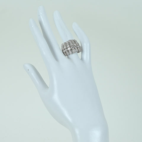 【中古】CHANELシャネル K18WG DIAMOND RING ダイヤモンドリング 18.0g ONE PRICE