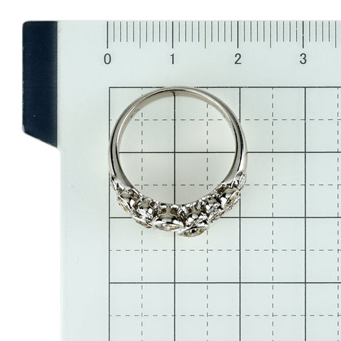【中古】KASHIKEYカシケイ PT900 ダイヤモンドリング D1.40ct 7.7g #14.5