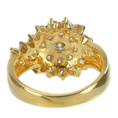 [Used] K18YG DIAMOND RING Diamond Ring D1.51ct 6.1g #11 