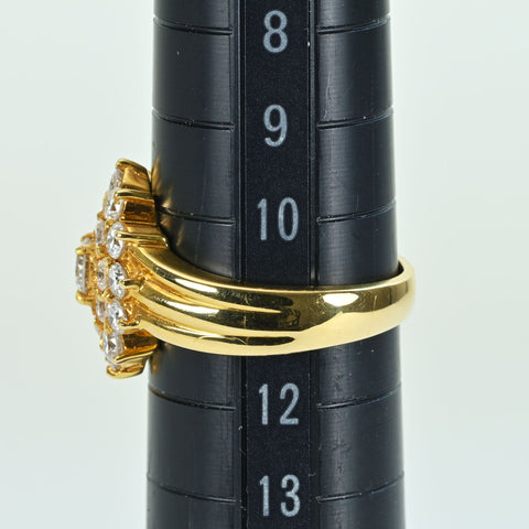 [Used] K18YG DIAMOND RING Diamond Ring D1.51ct 6.1g #11 