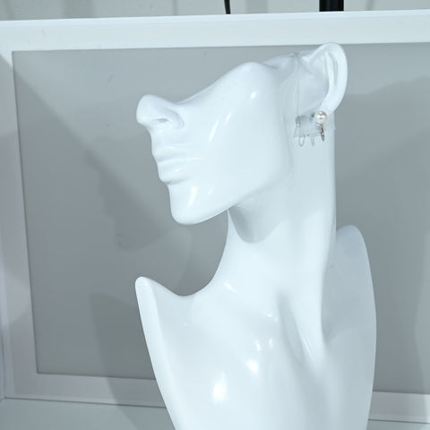 【中古】MIKIMOTOミキモト K14WG AKOYA PEARL EARRINGS アコヤパールイヤリング 7.4mm 3.2g ONE PRICE