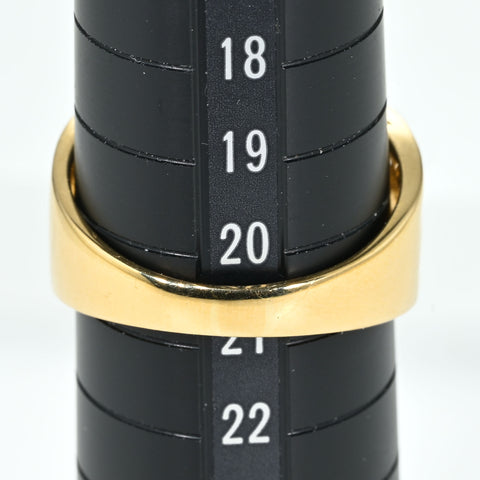 【中古】K18YG EMERALD/DIAMONDS RING エメラルド/ダイヤモンドリング E0.20ct D0.40ct 6.9g