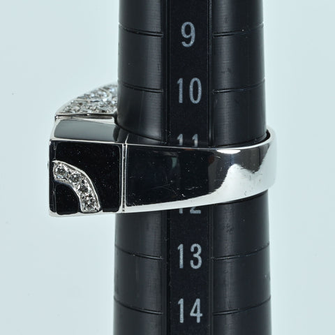 [Pre-owned] La NOUVELLE BAGUE K18WG DIAMOND Ring 15g #11.5 ONE PRICE 