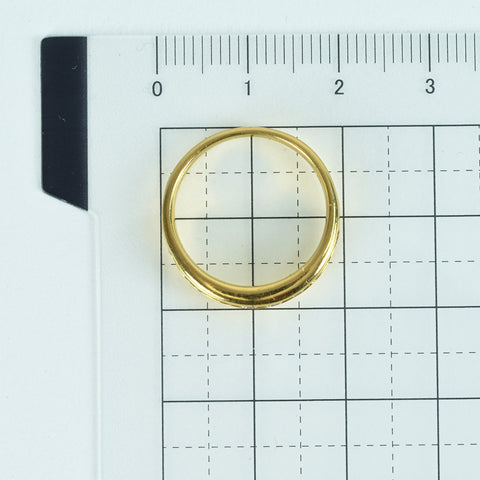 【中古】K18YG DIAMOND ダイヤモンドリング D0.50ct 3.1g #11