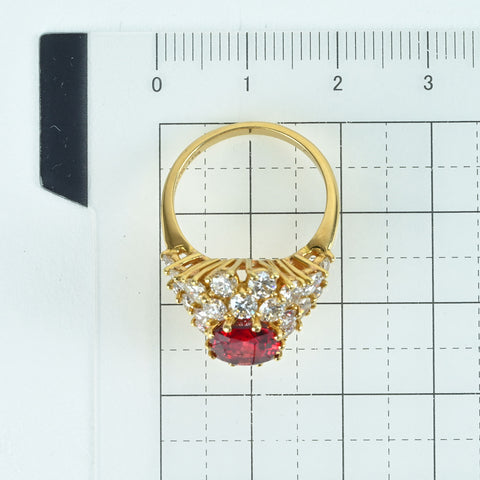 Pre-owned T&amp;Co. Tiffany &amp; Co. 18K Yellow Gold Spine Ring, 3.02ct, GIA Certified, 5.5g, #11.5, One Price 