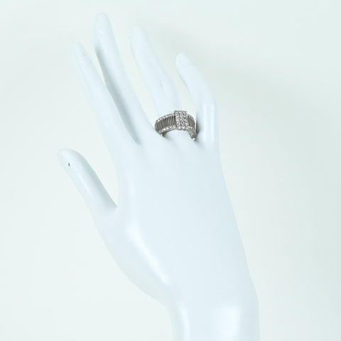 【中古】K18WG DIAMOND ダイヤモンドリング D1.00ct 7.3g #16