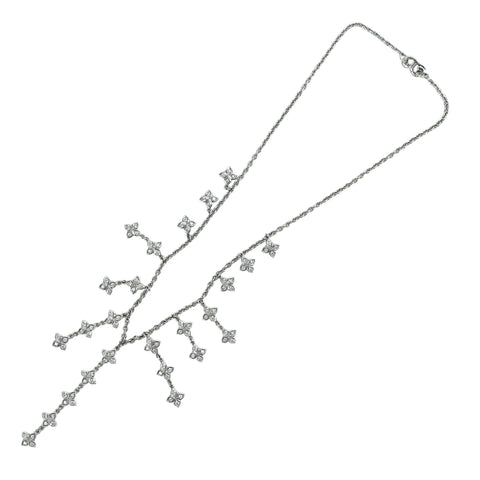【中古】Garrard ガラード K18WG DIAMOND NECKLACE ダイヤモンドネックレス 35.7g ONE PRICE