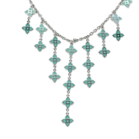 【中古】Garrard ガラード K18WG DIAMOND NECKLACE ダイヤモンドネックレス 35.7g ONE PRICE