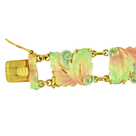 [Pre-owned] MASRIERA K18YG Cloisonne Bracelet 31.7g 18.5cm One Price 