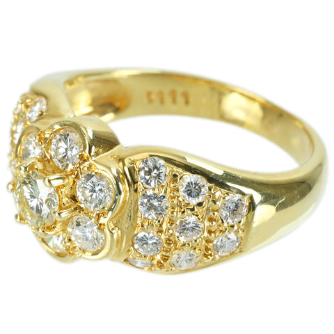 【中古】K18YG DIAMOND RING ダイヤモンドリング D1.11ct 5.4g #10