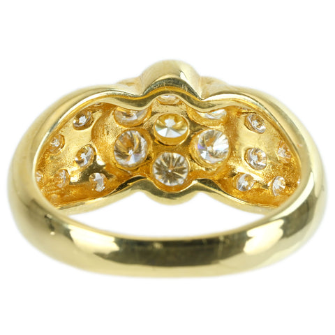 【中古】K18YG DIAMOND RING ダイヤモンドリング D1.11ct 5.4g #10