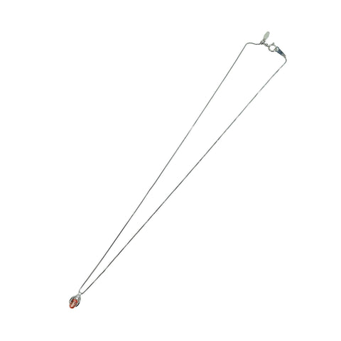 【中古】PT850/PT900 PAPARACIA パパラチャ ペンダントネックレス 0.757ct D0.06ct CGL鑑別鑑 3.8g