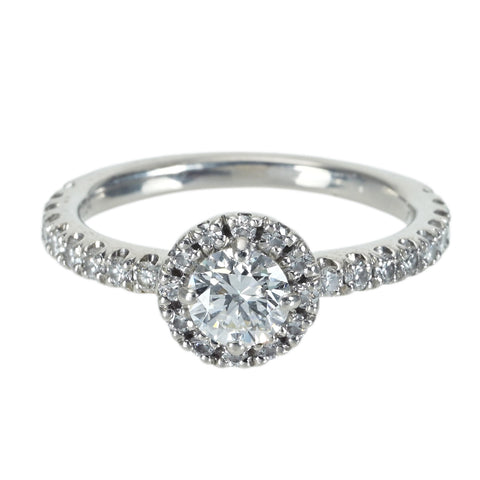 【中古】PT950 DIAMONDダイヤモンドリング 0.30ct Dカラー IFクラス 3Execellent D0.24ct 3.0g #4