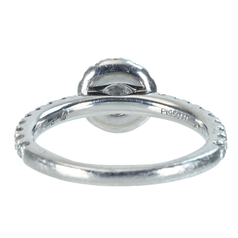 【中古】PT950 DIAMONDダイヤモンドリング 0.30ct Dカラー IFクラス 3Execellent D0.24ct 3.0g #4