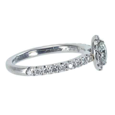 【中古】PT950 DIAMONDダイヤモンドリング 0.30ct Dカラー IFクラス 3Execellent D0.24ct 3.0g #4