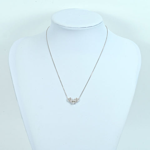 【中古】SEIKO K18WG DIAMOND ダイヤモンドペンダントネックレス D1.00ct 4.9g ONE PRICE