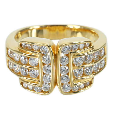 【中古】K18YG DIAMOND RING ダイヤモンドリング D1.20ct 10.9g #12.5